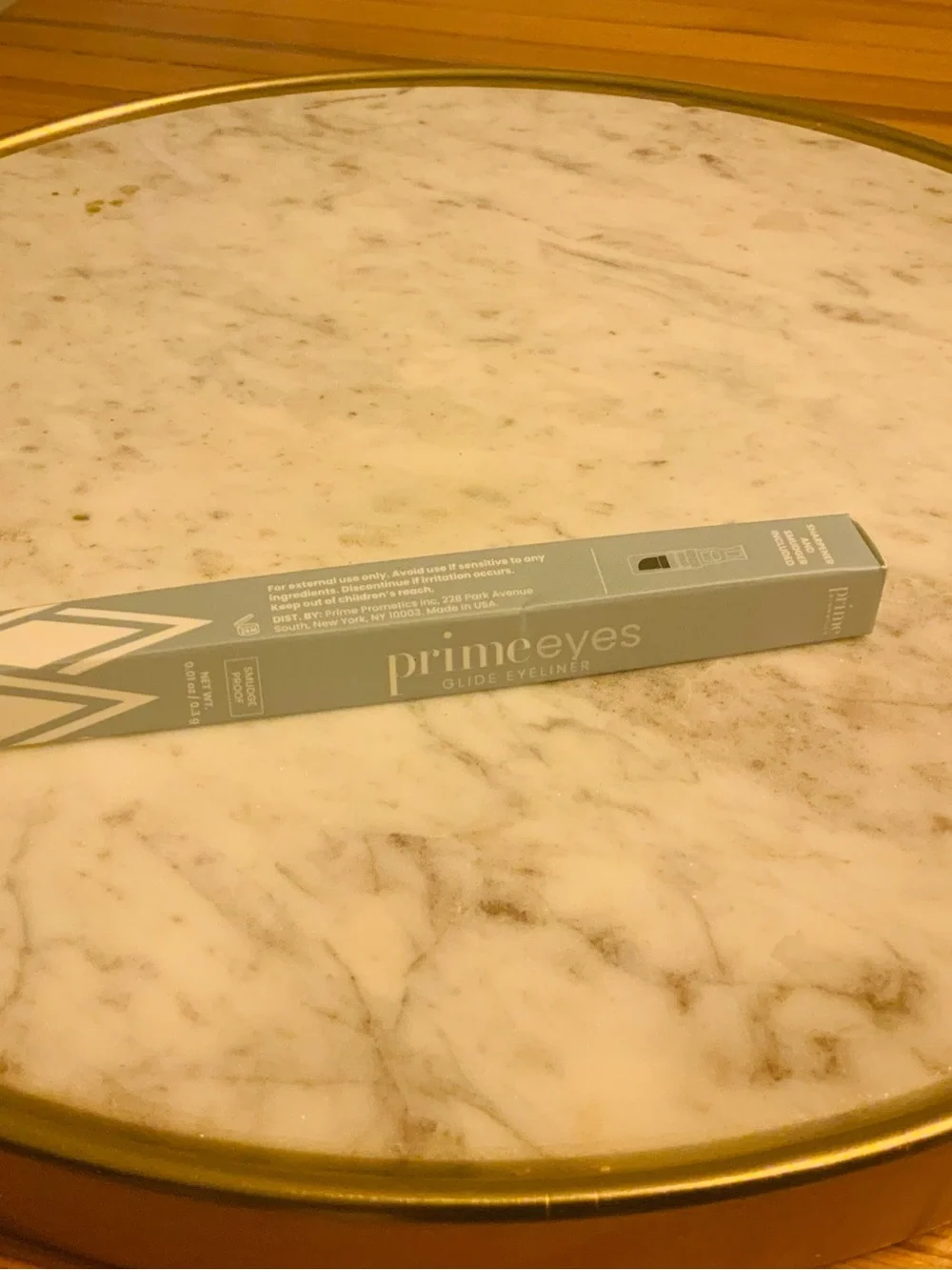 NIB PRIME PROMETICS Prime Eyes Glide Smudge-Proof Eyeliner WOOD $28